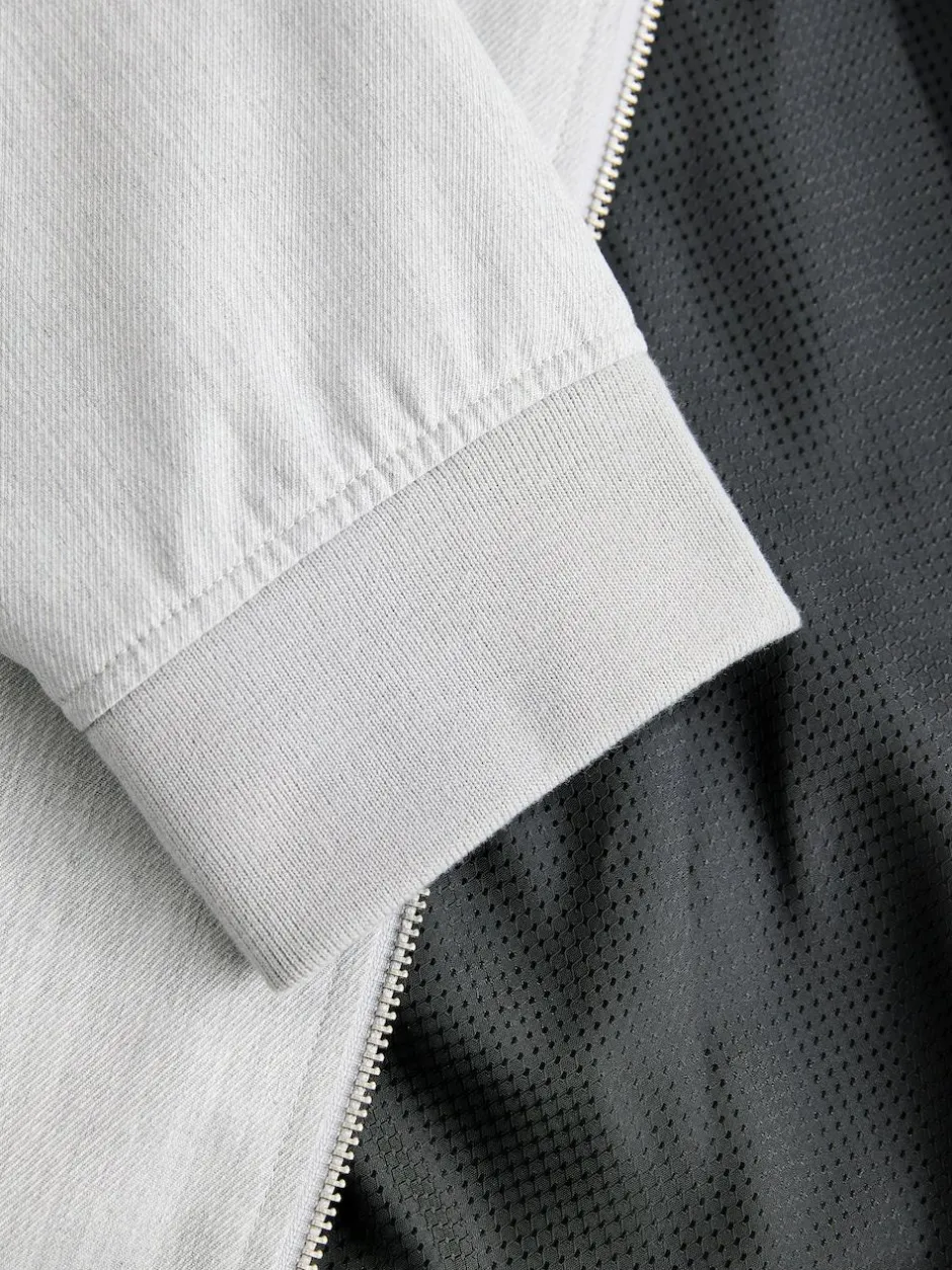 Next Light Grey Smart Bomber Jacket New