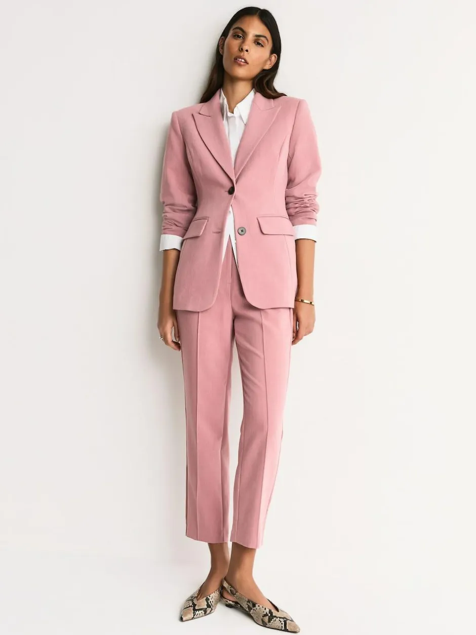 Next Light Pink Sculpting Single Breasted Blazer Discount