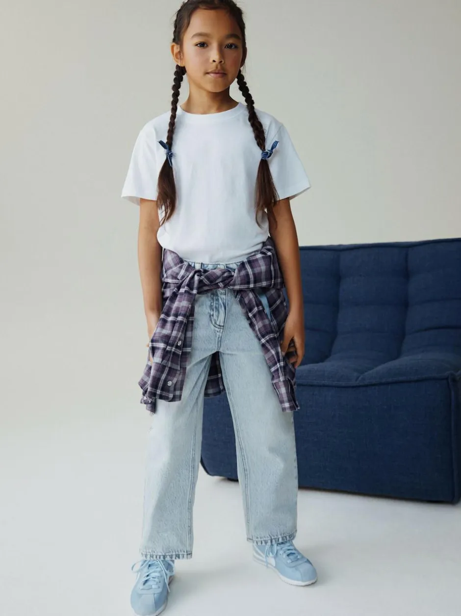 Next Straight Leg Jeans (3-16yrs) Light Wash