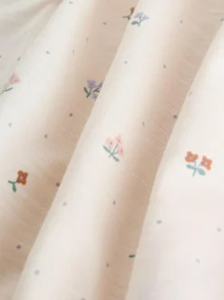 Next 3 Pack Baby Rompers Lilac and Ecru