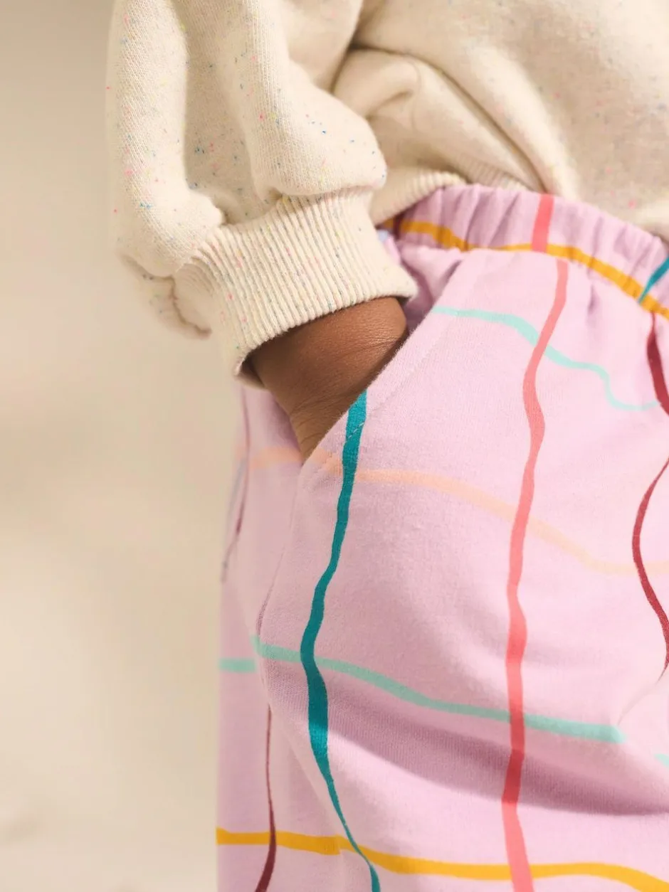 Next Lilac Purple Check Textured Barrel Leg Trousers (3mths-7yrs) Hot