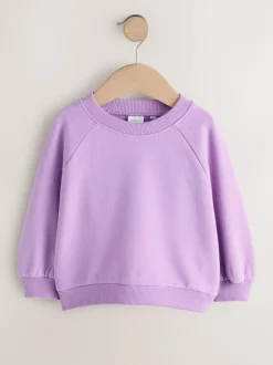 Next Lilac Purple Crew Neck Sweatshirt (3mths-7yrs) New
