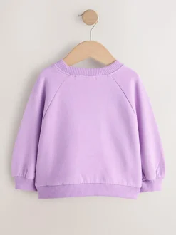 Next Lilac Purple Crew Neck Sweatshirt (3mths-7yrs) New