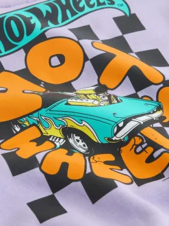 Next Lilac Purple Hot Wheels Crew Neck Sweatshirt (9mths-8yrs) Sale