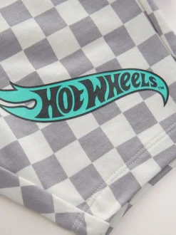 Next Lilac Purple Hot Wheels Check Short T-Shirt Set (9mths-8yrs) Best