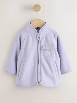 Next Lilac Purple Microfleece Baby Jacket (0mths-2yrs) Discount