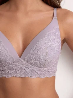 Next Pad Non Wire Ultimate Comfort Lounge Bra Lilac Purple Online
