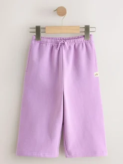 Next Lilac Purple Wide Leg Sweat Joggers (3mths-7yrs) Clearance