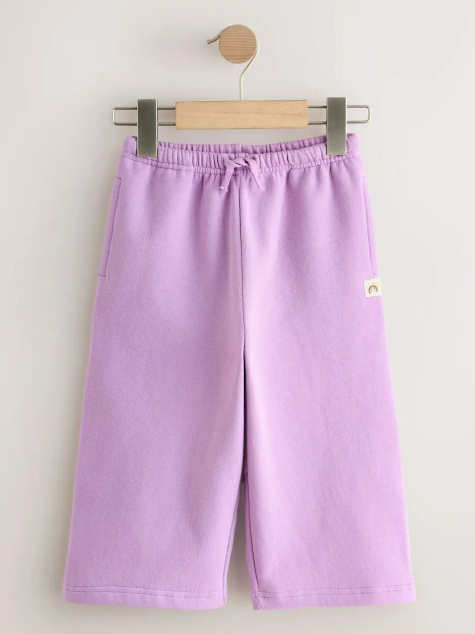 Next Lilac Purple Wide Leg Sweat Joggers (3mths-7yrs) Clearance