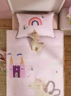 Next Lilac Unicorn Fairy Castle Duvet Cover and Pillowcase Set Best