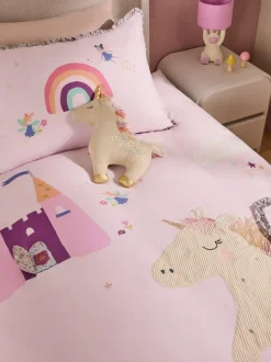 Next Lilac Unicorn Fairy Castle Duvet Cover and Pillowcase Set Best