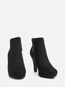 Linzi Layara Platform Ankle Boots With Stiletto Heels Black Discount