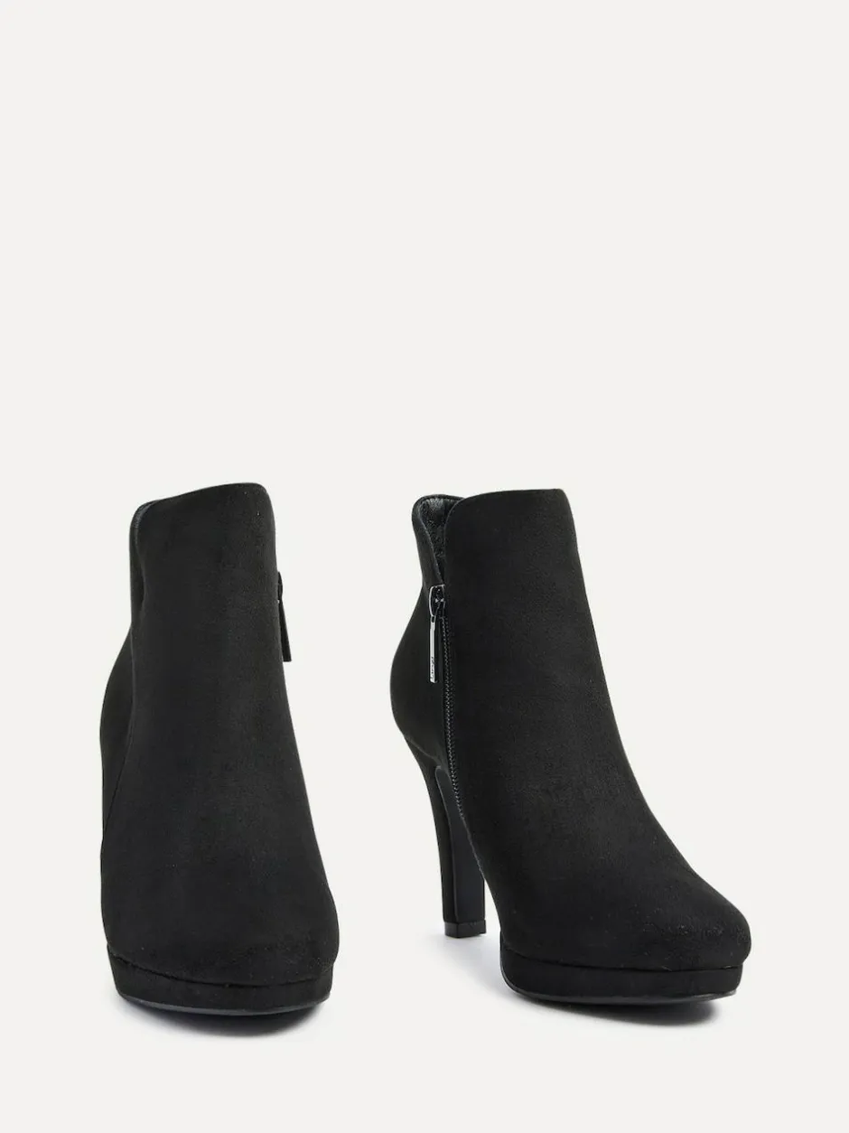 Linzi Layara Platform Ankle Boots With Stiletto Heels Black Discount