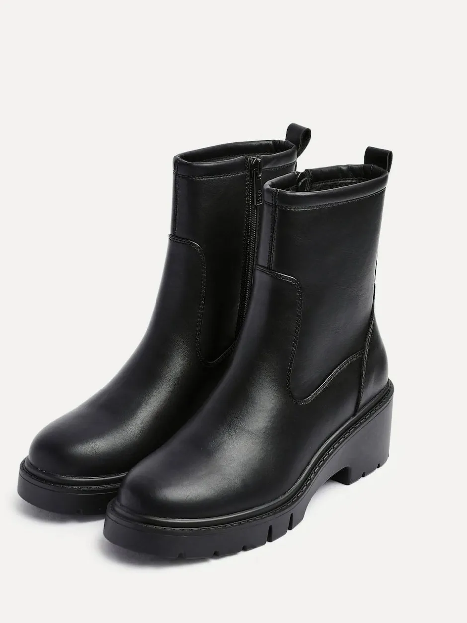 Linzi Limited Wedge Ankle Boots Black Online