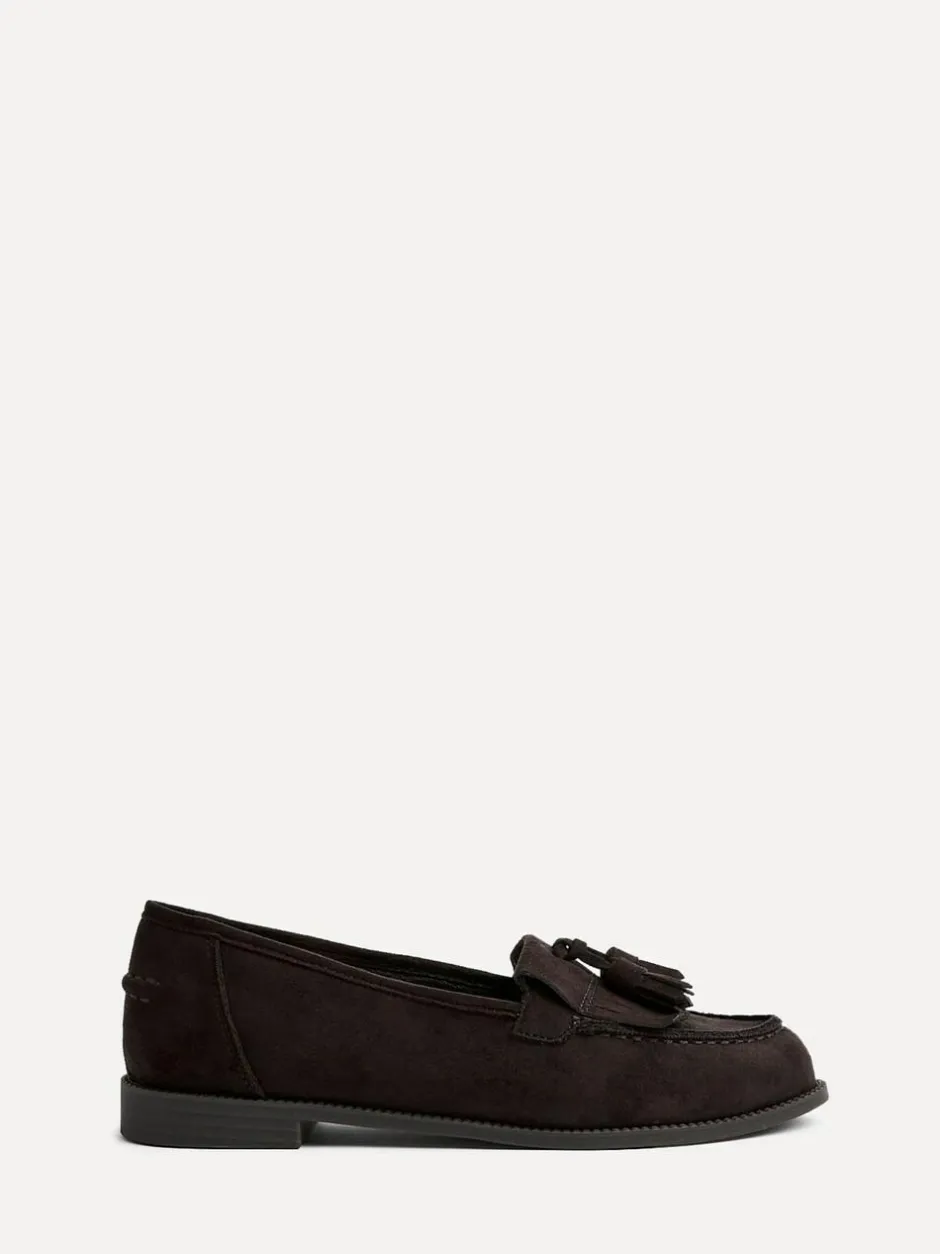 Linzi Rosemary Classic Slip-On Loafers With Tassel Detail Brown Outlet