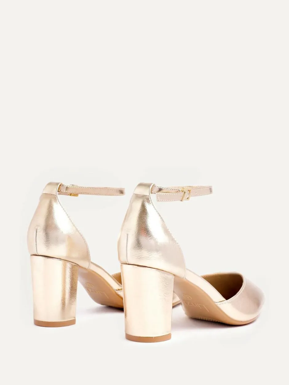 Linzi Gold Leona Closed Back Court Block Heels