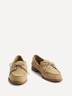 Linzi Vanish Slip-On Loafers With Lace Detailing Natural Hot