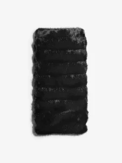 Lipsy Faux Fur Scarf Black Sale