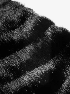 Lipsy Faux Fur Scarf Black Sale