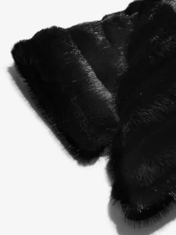 Lipsy Faux Fur Scarf Black Sale