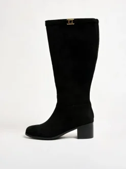 Lipsy Standard fit Knee High Boots Black