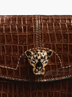 Lipsy Medium Chain Shoulder Bag Chocolate Brown Hot