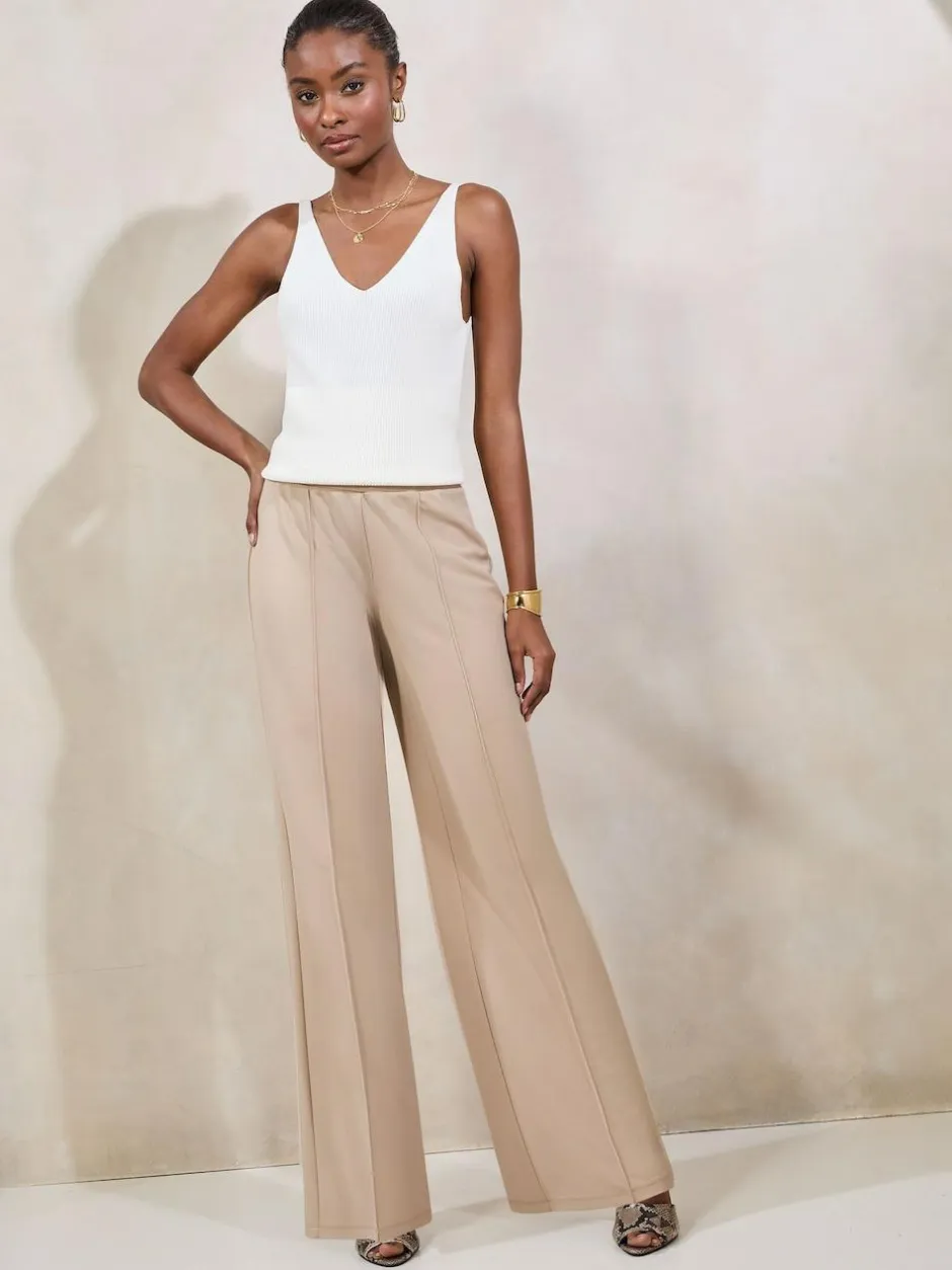 Lipsy Stone High Waist Wide Leg Trousers Hot