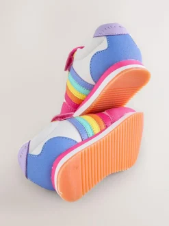 Little Bird by Jools Oliver Pink Younger Pastel Rainbow Retro Runner Trainers Best