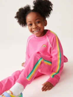 Little Bird by Jools Oliver Sweatshirt and Joggers Set Pink Outlet