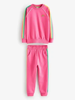 Little Bird by Jools Oliver Sweatshirt and Joggers Set Pink Outlet