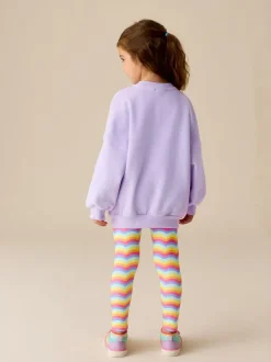 Little Bird by Jools Oliver 2 Piece Jumper and Leggings Set Lilac Purple Butterfly Discount