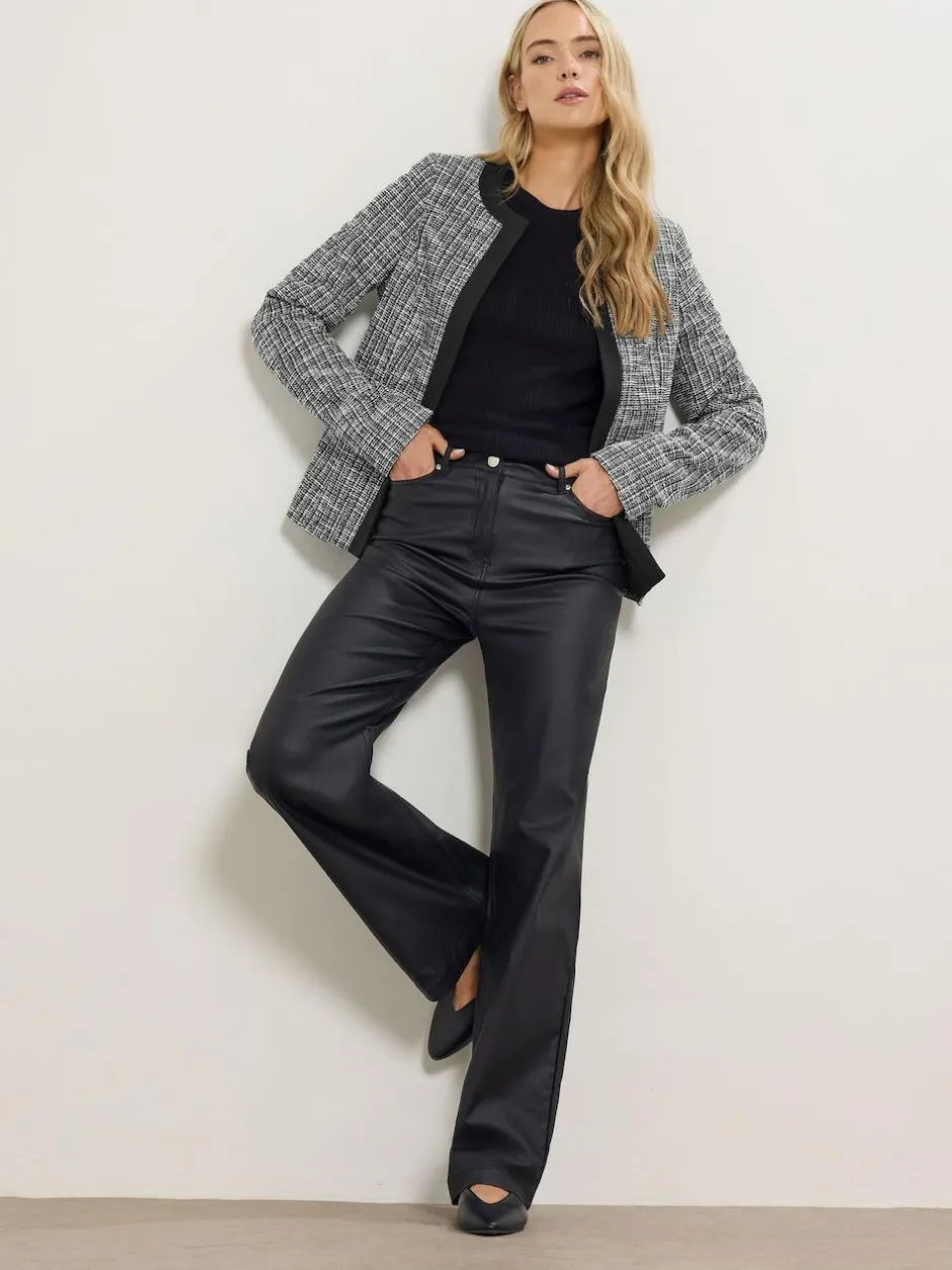 Long Tall Sally Black Boucle Jacket Outlet
