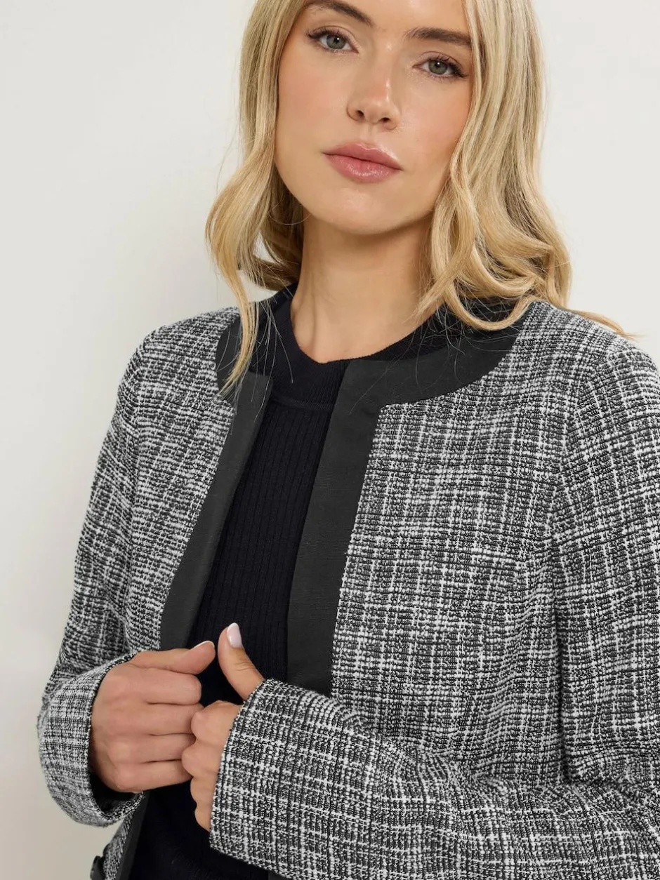 Long Tall Sally Black Boucle Jacket Outlet