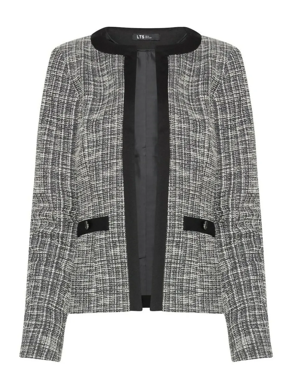 Long Tall Sally Black Boucle Jacket Outlet