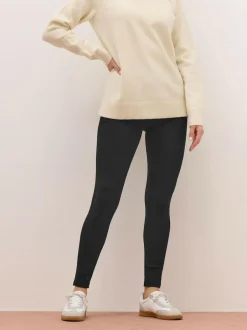 Long Tall Sally Black Cotton Stretch Leggings Online
