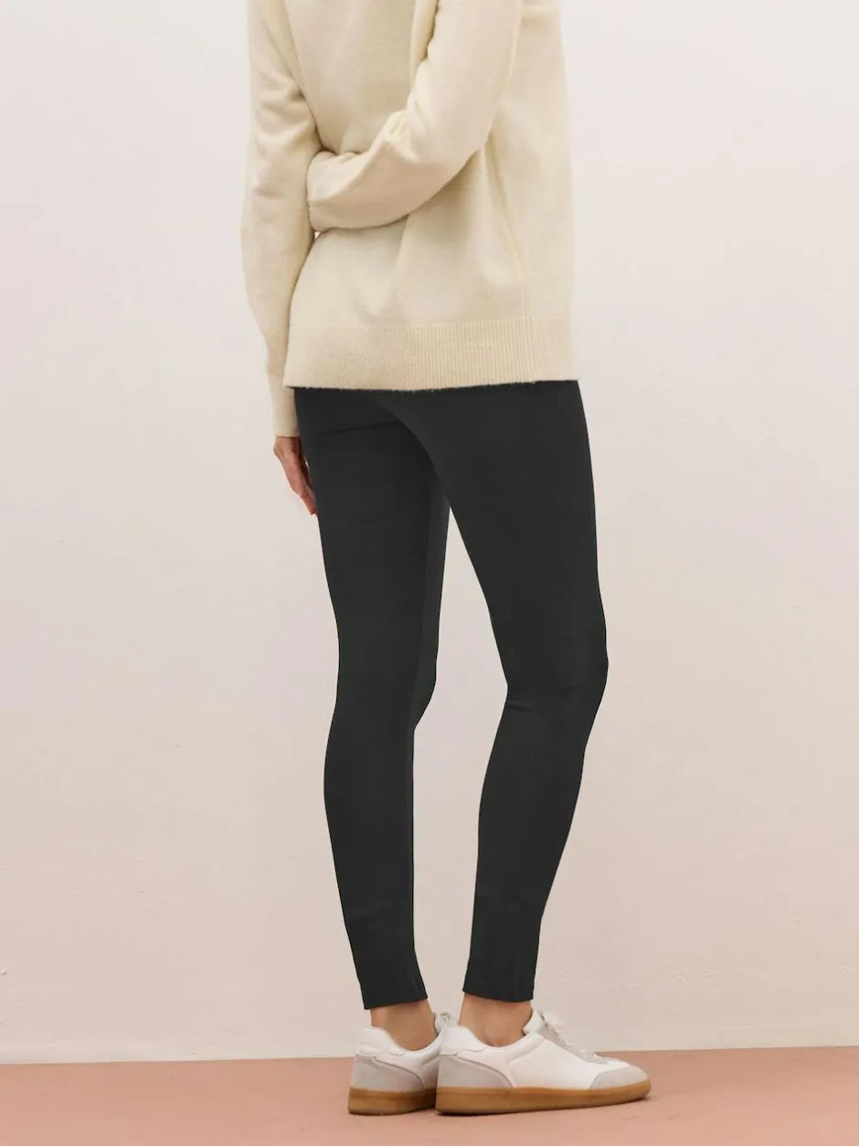 Long Tall Sally Black Cotton Stretch Leggings Online