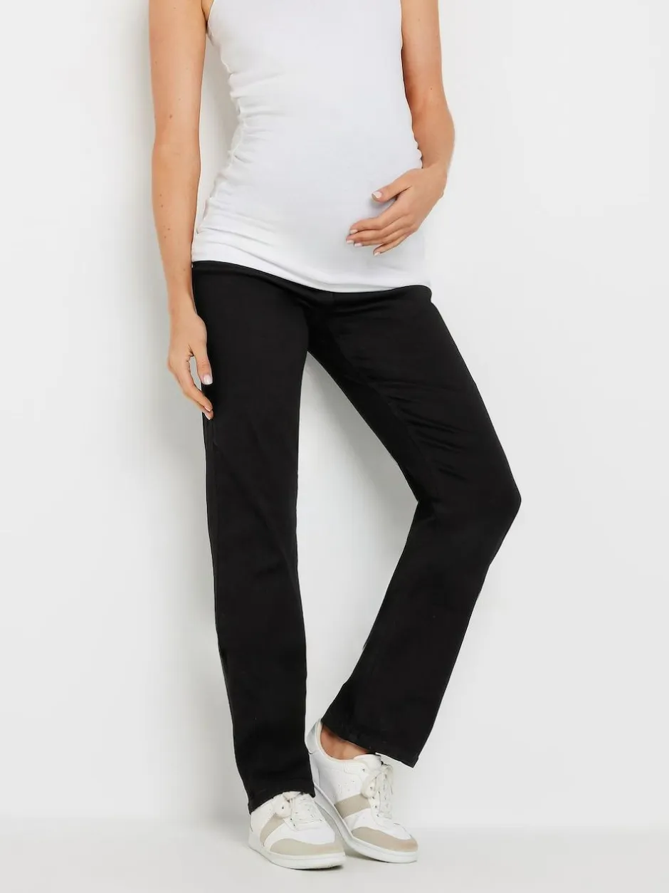 Long Tall Sally Black Maternity Lift & Shape Slim Leg Jeans Best
