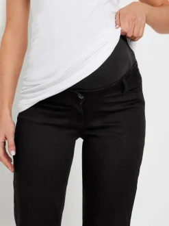 Long Tall Sally Black Maternity Lift & Shape Slim Leg Jeans Best