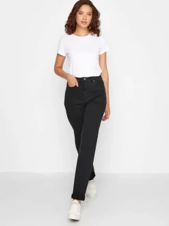 Long Tall Sally Black Mom UNA Stretch Jeans Clearance