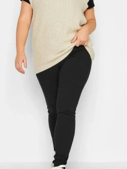 Long Tall Sally Black Stretch Skinny Trousers Outlet