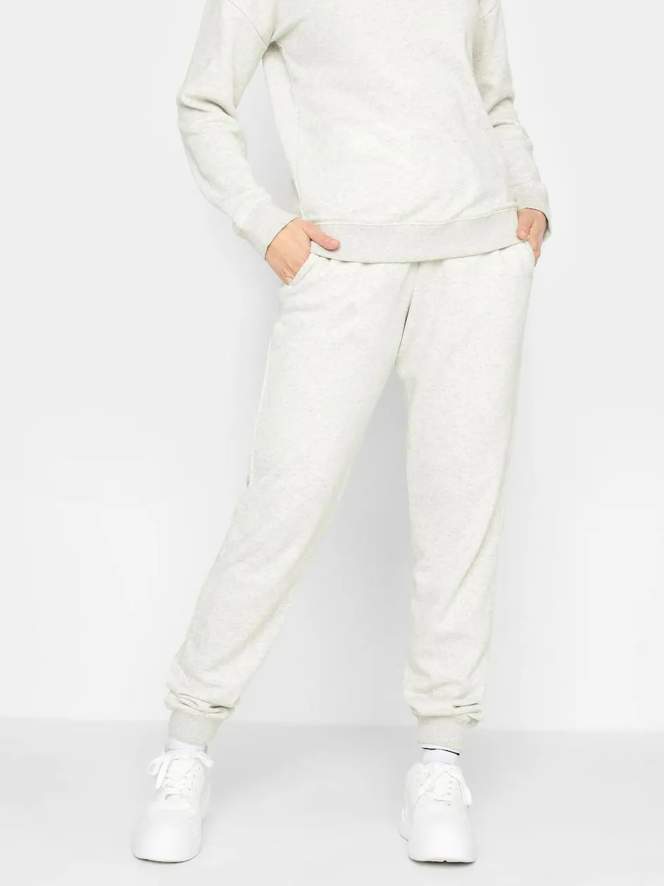 Long Tall Sally Grey Basic Cuffed Joggers Clearance
