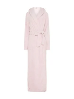Long Tall Sally Hooded Maxi Robe Pink