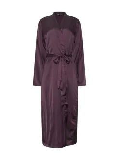 Long Tall Sally Satin Maxi Robe Red New