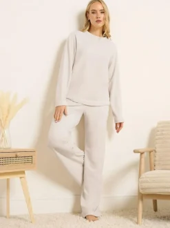 Long Tall Sally Microfleece Joggers White Best