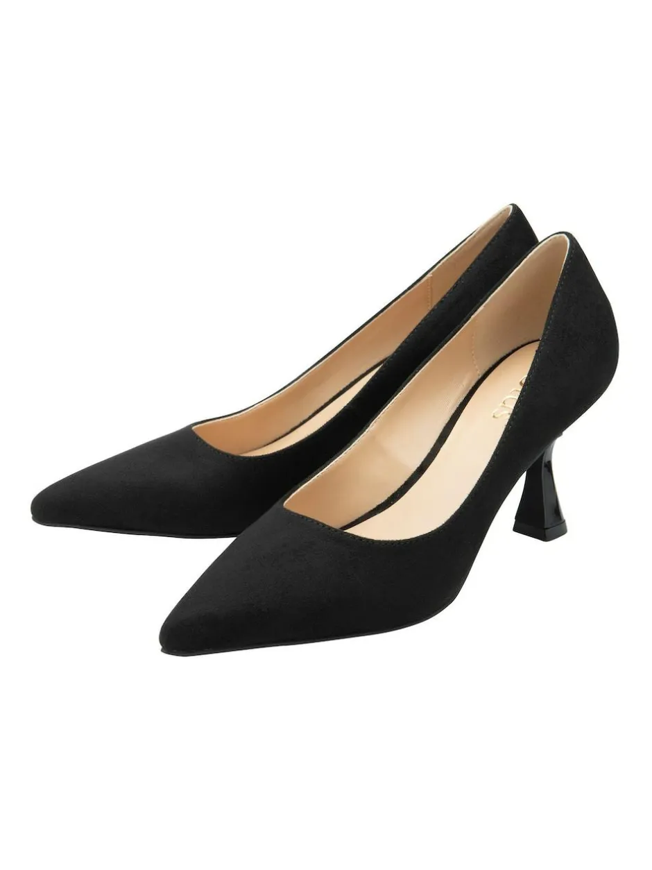 Lotus Black Heeled Shoes Online
