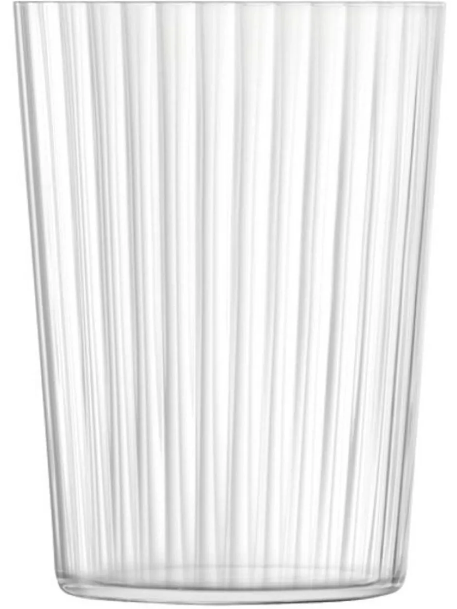 LSA International Clear Gio Line Tumbler 560ml Set of 4 Hot