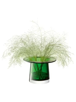 LSA International Victoria Vase Lantern H13.5cm Fern Green Discount