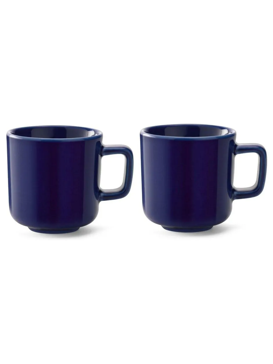 LSA International Set of 2 Collective Espresso Cups 75ml Cobalt Outlet