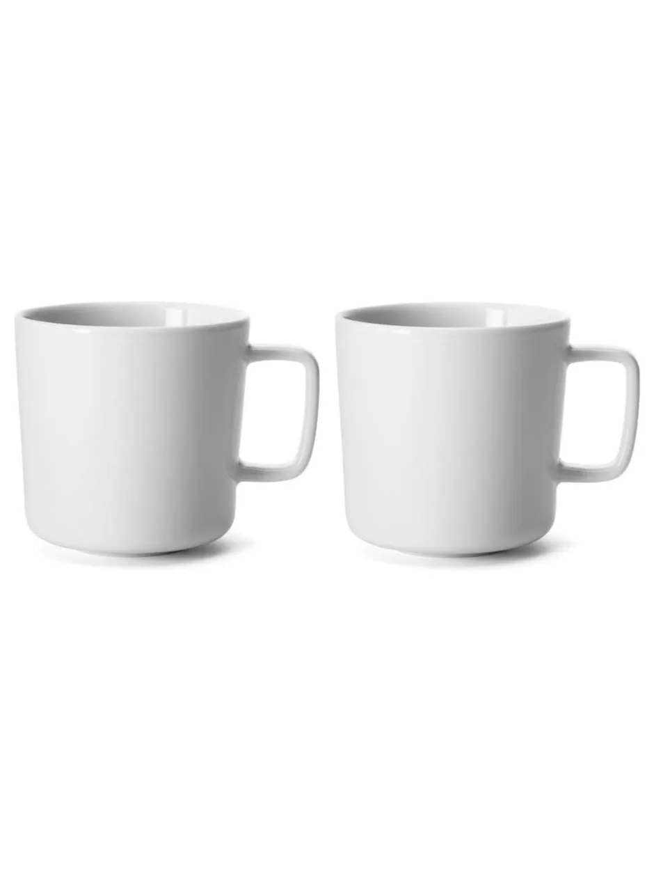 LSA International Set of 2 Collective Mugs 370ml White