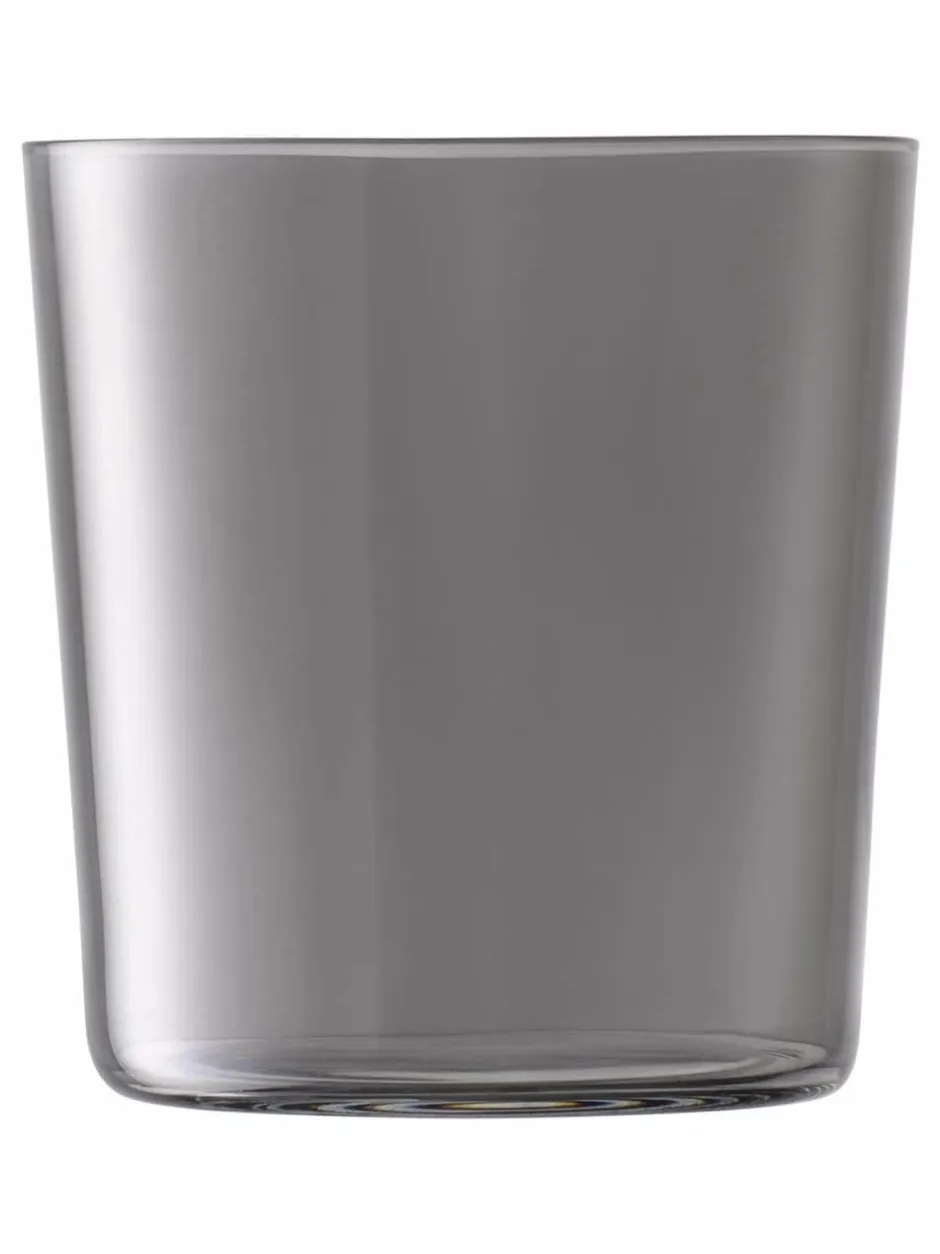 LSA International Set of 2 Grey Lunar Tumblers 390ml